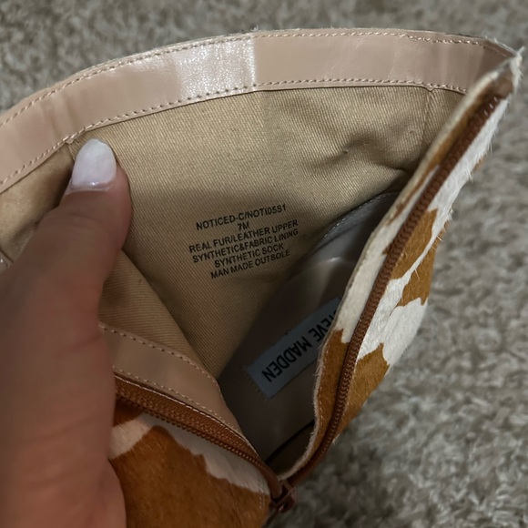 Steve Madden cowhide boots - Picture 2 of 4